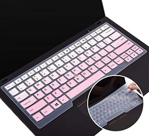 Paquete de 2 fundas de teclado para Lenovo Thinkpad X1 Carbon 14 5th8th Gen, ThinkPad X1 Yoga Gen 3 4 5, Thinkpad X1 Extreme 14, ThinkPad T460 T470 T480 T490 T495 T14 T14s, ThinkPad L490 L390 L4660