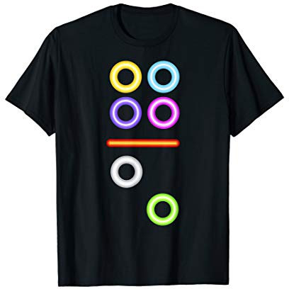 Beliebtes Domino-Kostüm | Domino-Geschenke T-Shirt