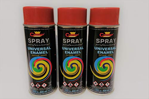 Sprühlack RAL Sprühfarbe Lackspray Spraydose 400ml - RAL 8004-3 Stück