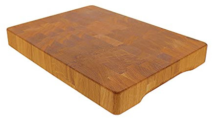 HOFMEISTER® Hackblock, Butcherblock aus geöltem Eichenholz in Stirnholzoptik, 30 cm