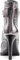 KARL LAGERFELD Blayze Fashion Bootie, Stivali alla Moda Donna, Argento, 39.5 EU