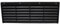Griglia di ventilazione per frigorifero, roulotte, camper, caravan, in plastica, nera, 365 x 140 mm con zanzariera