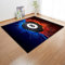 Teppich Schlafzimmer Schwarz Nr. 8 Billard Kinderzimmer Wohnzimmer,rutschfeste Gummirückseite Matten Krabbelmatte Weichem Flanell Kinderteppiche Waschbar 120x170 cm