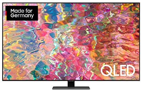 Samsung QLED 4K Q80B 65 Zoll Fernseher (GQ65Q80BATXZG, Deutsches Modell), Quantum HDR 1500, Quantum Prozessor 4K, Dolby Atmos, Smart TV [2022]