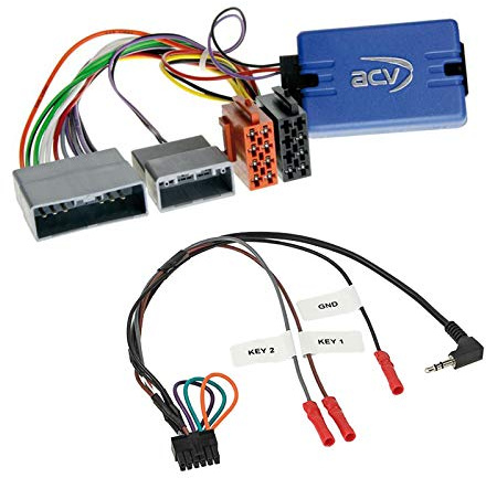 Lenkradfernbedienung Adapter Interface LFB Multi-Anschluss passend für Honda CR-V III 2006-2012 kompatibel mit verschiedenen Autoradios