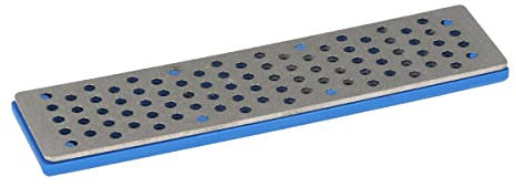 RiSki Diamant Ski Snowboard Feile 100x25mm mittel -blau