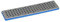 RiSki Diamant Ski Snowboard Feile 100x25mm mittel -blau