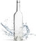 WYSKONT Bouteille 750ml Bordeaux 24 pièces - Bouteilles de vin vide pour brasserie à la maison - Boîte de rangement pour boissons - Décoration de service - En verre transparent