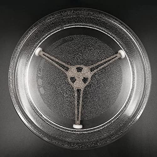 Mikrowelle Glasteller Drehteller Ersatzteilset - 24.5cm 9.6inch Microwave Glass Plate With Replacement Accessories - Glasdrehteller Für Mikrowellen, Ring Drehteller Halter Antriebsring ( Color : B , S