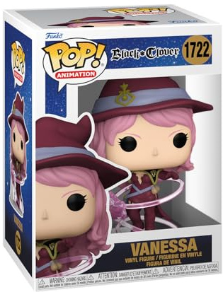 Funko POP! Animation: Black Clover - Vanessa Enoteca | Offizielles Anime Merch - Vinyl Sammelfigur als Regal Deko - Geschenkidee zum Geburtstag für Fans und Sammler