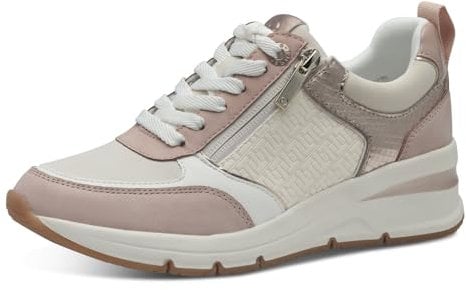 Tamaris Damen Klassische Ballerinas, Frauen Flats,Comfort Lining,TOUCHit-Fußbett,Slip-ons,klassisch elegant,Ballerinen,Rose Comb,37 EU