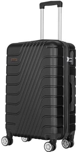 ARTREE Maletas de Viaje Medianas,Maleta de ABS 66x45x28cm,Trolley Rígido Ligero Maletas de Viaje con 4 Ruedas Dobles Giratorias 360º y Candado TSA,Maleta de Viaje Rígidaa Giratoria