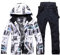 Generisch Damen Skianzug Ski Jacke und Hose Set Wasserdichter Schneeanzug Snowboard Jacke Hose Skikleidung Für Damen Skioverall Damen