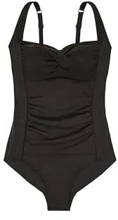 DORINA Fiji-Shaping_Swimsuit Una Pieza, Negro, M para Mujer