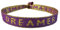 happymaker - Armband Damen Boho, Stoffarmband mit Statement - Dreamer - im Surfer Style Damen, Armband mit vergoldeter Perle, wasserfest und größenverstellbar, handmade in Deutschland