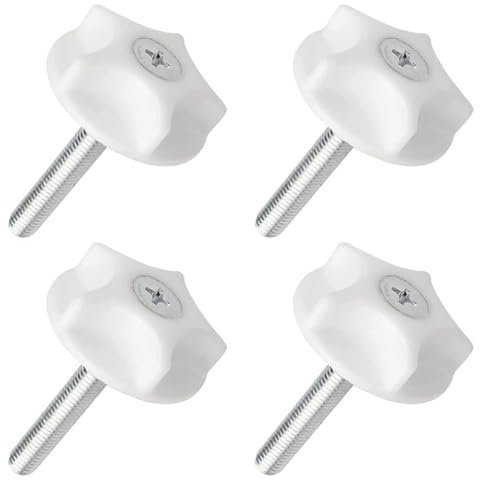 BODYA 4Pcs Headboard Bolts Screws M8 Fixings Strong Hold Bolts Fittings for Divan Bed