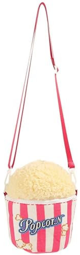 Ymxygz Neuartige Modische Damen-umhängetasche, Cartoon-Popcorn-Form, Tasche Für Mädchen, Handtasche, Schultertasche, Geldbörse, Große Kapazität, Umhängetasche