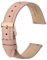 Anbeer 20mm Flat Thin Elegantes Echtes Leder Uhrenarmband, Schnellverschluss Ersatz Uhrenarmband für Frauen,Rosa mit roségoldener Schnalle
