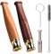 YAYNO 2 Pièces Porte-cigarette Fume-cigarette Fume Cigarette En Bois Massif Porte-Filtre à Cigarette Réutilisable Porte-Cigarette Bois portable réutilisable Porte Cigarette Filtre En Bois