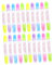 SAFIGLE 20pcs Nail Polish Removal Pens Nail Edges Corrector Tool for Manicure Refillable Convenient and Practical for Daily Use Includes Colors Each