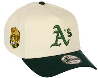 New Era Adjustable caps with Curved Peak in Two Tone Chrome Design 9Forty A-Frame Sidepatch Winter Baseball MLB one Size Different Teams