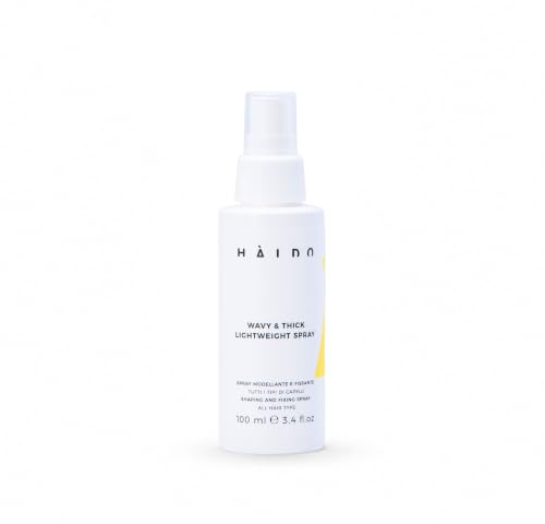 HÀIDO Wavy & Thick 100ml — Spray Modellante e Fissante per Capelli Mossi e Voluminosi, Leggerezza Senza Residui, Naturale