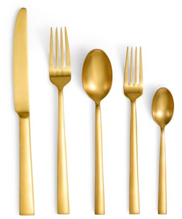 Lunar Cutlery 20 Pieces Gold