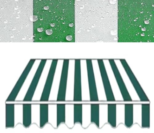Markisenstoff einziehbar 5,5x3m - UV-Schutz für Balkon, Garten & Terrasse - wetterbeständig Outdoor Baldachin Abdeckung Modell A02