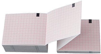 tecnocarta op-122te paquets de papier thermique pour eCG compatibles avec Fukuda op-122te, 20 pièces