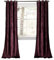 Lush Decor Prima Samt-Vorhänge, Farbblock, Raumverdunkelung, Fenster-Set für Wohnzimmer, Esszimmer, Schlafzimmer, 213,4 cm, L-Paar, Pflaume