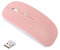 keephen Ratón Mute Inalámbrico para Computadora, Smart TV Ratón Recargable de 2.4GHz