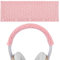 Geekria Bandeau de Remplacement pour Beats solo3, solo2, Studio3, Studio2, Bandeau de Protection, Headphone Headband Cove, Sweater Knitting Headband Sleeve (Rose)