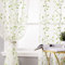 MIULEE Vorhang Voile Blumen Stickerei Vorhänge mit Ösen transparent Gardine 2 Stücke Ösenvorhang Gaze paarig schals Fensterschal für Wohnzimmer Schlafzimmer 175 cm x 140 cm(H x B) 2er-Set
