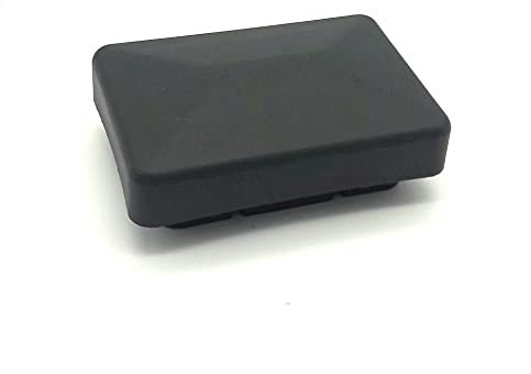 10x Pfostenkappe,Abdeckkappe KU schwarz Zaunpfosten Doppelstabmattenzaun f.Pfosten 40x60mm