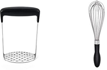 OXO Good Grips Smooth Potato Masher & Good Grips Balloon Whisk, 11 inch