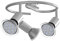 Monzana LED Deckenstrahler Spot Lampe 3 flammig geschwungen 9W schwenkbar GU10 mit Leuchtmittel Spotleuchte Deckenlampe
