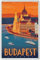 Inga Budapest-Kühlschrankmagnet, Motiv: Ungarischer Buda-Pädler, Fluss, Danube, Europa, ungarisches Metall-Blechschild, 20,3 x 30,5 cm
