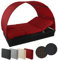 Montafox Sonnenliege Poly Rattan Doppelbett 200 x 140 cm Gartenliege 10cm Auflagen Dach Sonnendach Rücken/Fußelemente Verstellbar Doppelliege, Farbe:Titan-Schwarz/Abendsonne