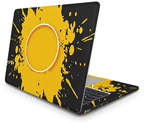 Sticker Master Abstract ink Yellow Vinyl-Aufkleber Skin Cover 13 14 15 Zoll Notebook-Aufkleber für MacBook Asus Acer Hp Lenovo Huawei Dell Vs Toshiba 17 inch (39x27 cm)