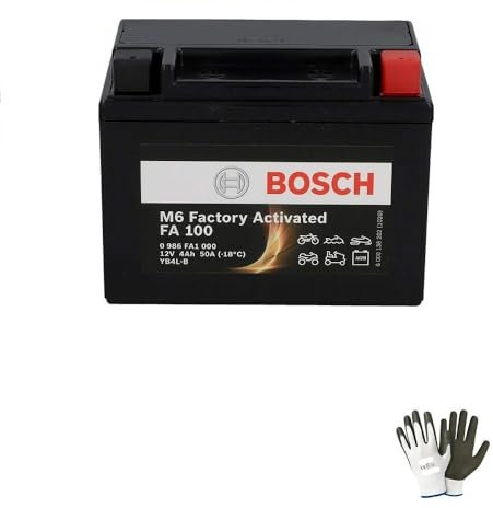 KOMPATIBEL MIT Yamaha YQ Aerox R E2 50 2003 A 2012 Bosch AKKU BEREITS EINSATZBEREIT YB4L-B 12V / 4AH BATTERIEN Motorrad Roller M4F170