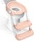 Mobiclinic® kids, Toilettensitz kinder, Modell lala, Europäische marke, Mit treppe, Wc-sitz, Für von 1-8 jahren, Rosa und weiß