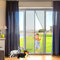 Magnet Fliegengitter Tür 155 x 270 cm Insektenschutz, Durable Fiberglass Mesh Curtain, Anti-Riss-verstärktes Oberteil, Klebemontage Ohne Bohren, Der Magnetvorhang ist Ideal für die Balkontür Grau