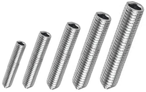 Gewindestift/Madenschraube mit Spitze, Stahl verzinkt DIN 914 (5, M6 x 40mm)