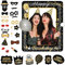 Foto Requisiten und aufblasbarer Rahmen,34 Stücke Fotobox Accessoires Fotokabine für Geburtstagsfeier,Party Foto Booth Props Mix von Kappen,Weinglas,Lippen Stift,Krawatte,Kronen und mehr