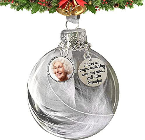 Klare Weihnachtskugel-Ornamente | Befüllbarer Ornament Ball DIY Weihnachtsschmuck,Christbaumschmuck Geschenk für Eltern Freunde, Oma, Opa