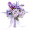 Floinla Lavendel-lila Hochzeitssträuße für Braut Brautjungfer Künstliche Rosen Blumen Flieder Brautstrauß für rustikale französische Vintage formelle Hochzeit Kirche Heimdekoration