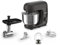 Tefal Bake Essential Coal 4-in-1 Küchenmaschine, Backset + Fleischwolf, 800 W, 6 Geschwindigkeiten und Pulse-Funktion, Edelstahlschüssel, 4,8 Liter Kapazität, Schwarz, QB161H38