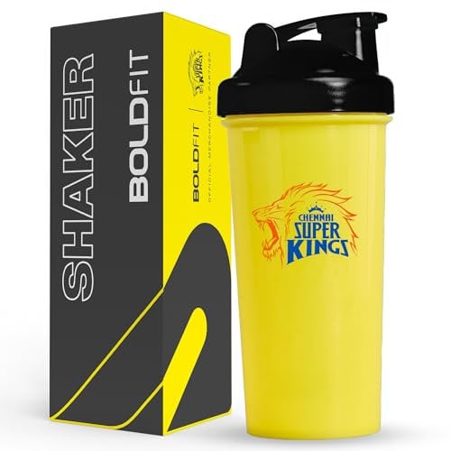 Boldfit Shaker for Gym Leakproof Gym Shaker Bottle Ideal for Protein, Pre Workout, BCAAS Sports Bottle Workout Water Sipper for Men