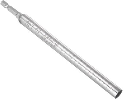CoCud Presa Cava, Dimensioni 10mm Lunghezza 140mm Attacco Esagonale 1/4, Chiave Bussola 6 Punti Dadi Potenza Cambio Rapido - (Applicazioni: Viti Filettate Lunghe/Bulloni/Studi)