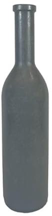DKNC - Vase Durban - Recyceltes Glas - 18x18x75cm - Grau
